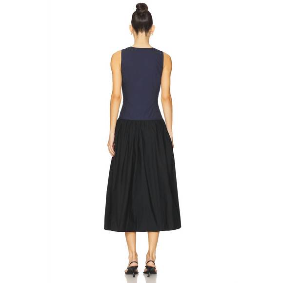 NEW ULLA JOHNSON denia dress in twilight colorblock - Picture 3 of 4
